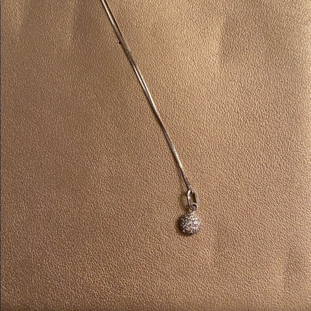 14 k diamond necklace